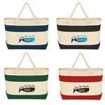 JH3279 Large Cruising Tote With Rope Handles And Custom Imprint